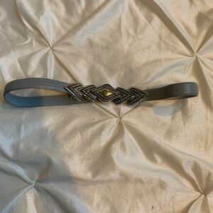 Dame Gray/Silver/ Gold Belt sz S